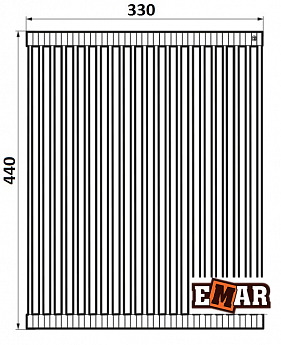 картинка Ролл-мат Emar Roll-4433.Qs (квадратный пруток) 